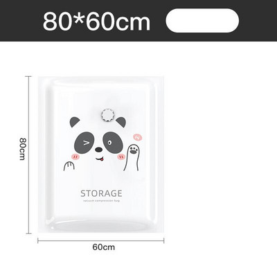 Korduvkasutatav vaakumkott ja pumba kate rõivaste jaoks, kuhu mahub suur plastikust kompressioontühi kott reisitarvikud hoiukonteiner