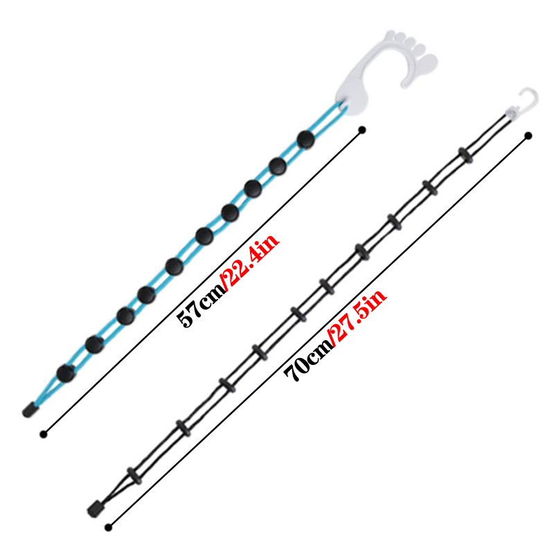 Organizator za pohranjivanje čarapa, podesivo sušenje čarapa, uže za vješanje, kućno prijenosno neklizajuće čarape, suha vješalica
