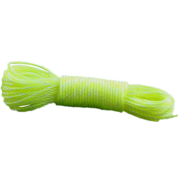 1 бр. 10 м/20 м дълго цветно найлоново въже Ветроустойчиво въже за открито въже за прибиране на въже за пране за пътуване Линия за сушене на дрехи