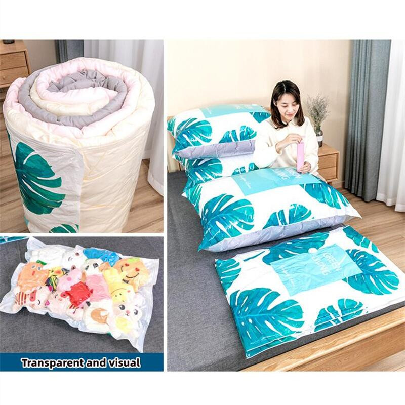 Višekratna vakuumska vrećica i navlaka za pumpu za odjeću. Velika kompresirana plastična prazna vrećica. Spremnik za pohranu pribora za putovanja.