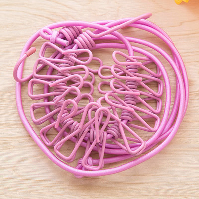 Prijenosni uže za odjeću Vjetrootporno uže za sušenje odjeće Stalak za sušenje užeta za odjeću Uže za odjeću, kopče za uže za odjeću Putni višenamjenski alat