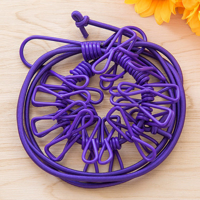 Prijenosni uže za odjeću Vjetrootporno uže za sušenje odjeće Stalak za sušenje užeta za odjeću Uže za odjeću, kopče za uže za odjeću Putni višenamjenski alat