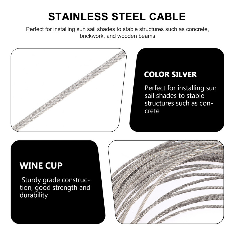 Uže za sušenje rublja Konop za vanjsko uže Odjeća Žica Kampiranje Vani Stezaljke Uzica Viseći Odjeća na uvlačenje Podesiva