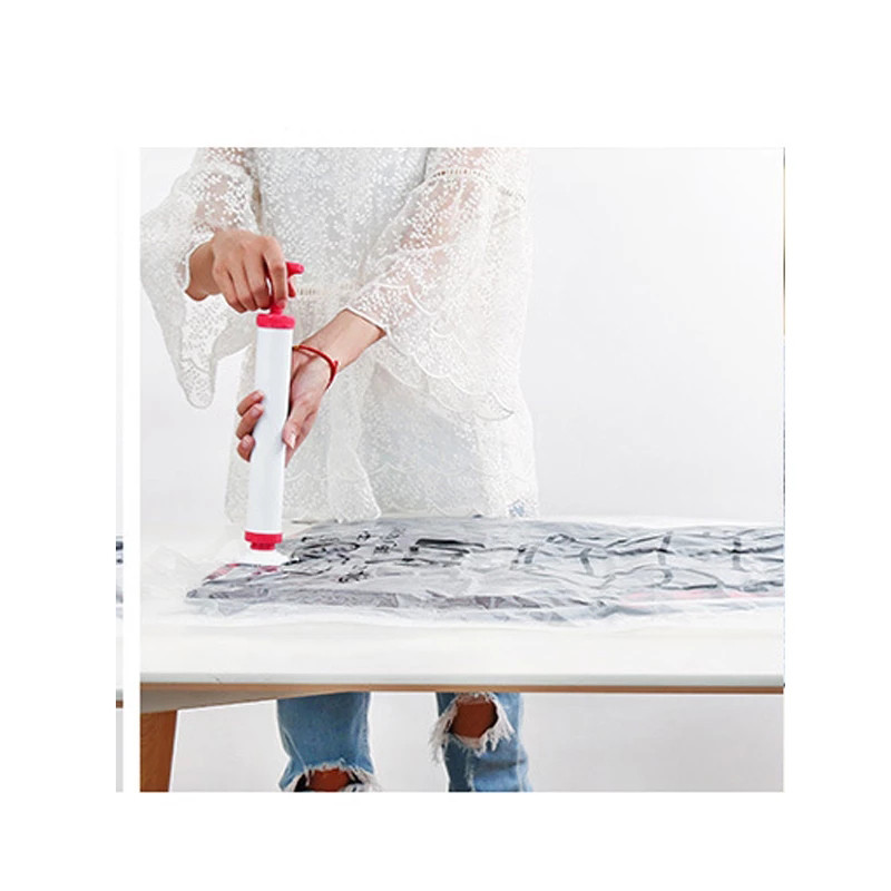 Skaidrus drabužių kompresinis maišelis, pūkinė striukė, pakabinamas užtrauktuko laikymo krepšys, drabužių laikymo plastikinis maišelis, PE plastikas, vakuuminis S