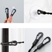 Kvaliteetne kaasaskantav libisemiskindel tuulekindel riidenöör aia tüüp iminapa kuivatusteki köis