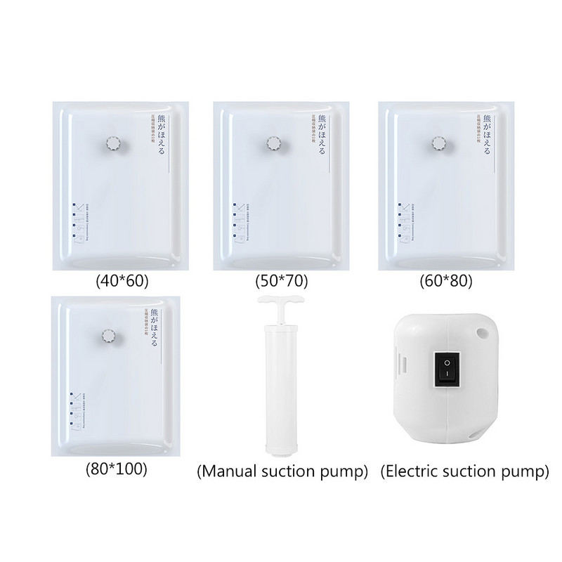 Velika vakuumska vrećica za pohranu Kućna torba za organizatore Sklopivi jastuci za pohranu odjeće Zatvorena komprimirana putna torba za uštedu prostora