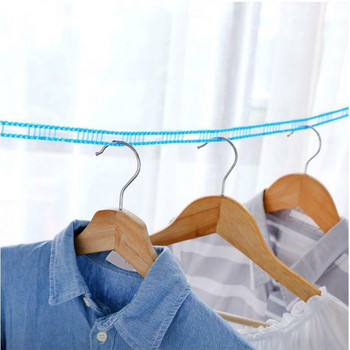 Nylon Clotheslines Κρεμαστά σχοινί Στεγνωτήριο ρούχων Αντιολισθητικό Αντιανεμικό για εξωτερικούς χώρους 3/5/8/10 μέτρα SCVD889