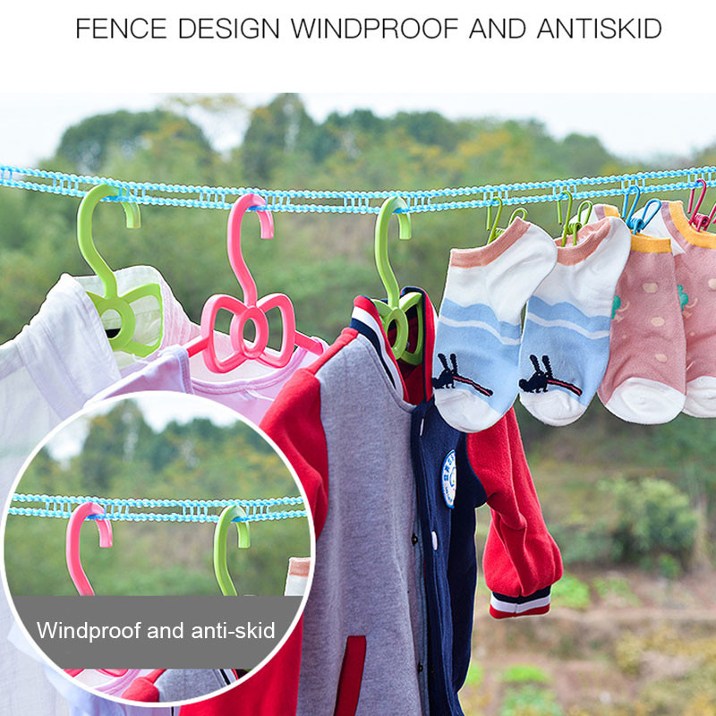 Najlonski konopci za vješanje Sušilo za rublje Sušilo za rublje Neklizajuće otporno na vjetar za vanjske aktivnosti 3/5/8/10 metara SCVD889