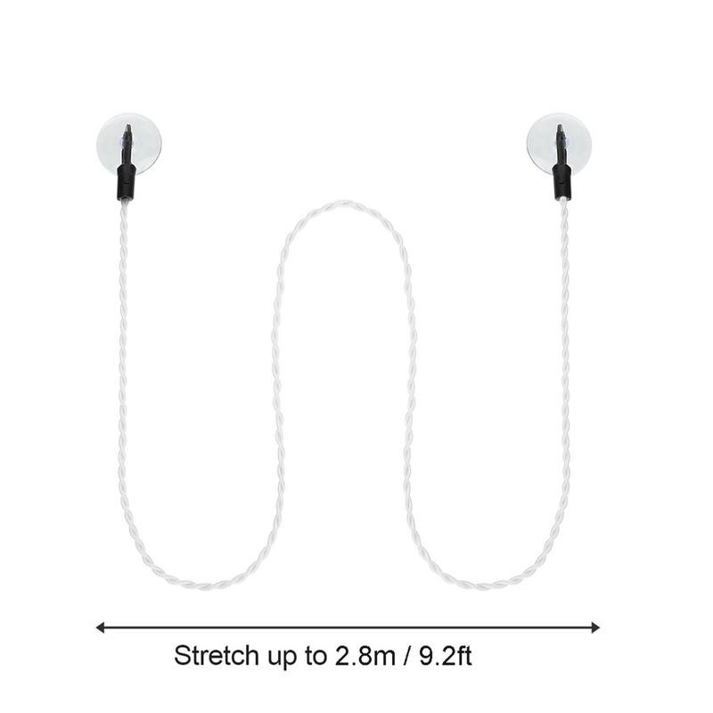 Σειρά ρούχων Travel Washing Line Retractable Clothesline Clothesline with βεντούζα Travel Washing Line Ρυθμιζόμενη αντιανεμική