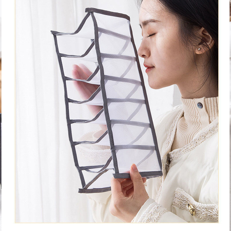 EW salokāmas apakšveļas bikses uzglabāšanas kaste neilona atvilktņu apdare kopmītņu uzglabāšanas krūšturis apdare elpojošs tīkla maisiņš