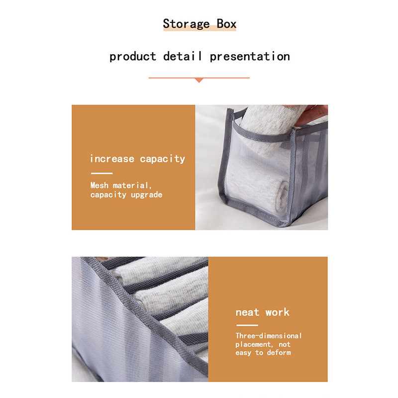 EW salokāmas apakšveļas bikses uzglabāšanas kaste neilona atvilktņu apdare kopmītņu uzglabāšanas krūšturis apdare elpojošs tīkla maisiņš