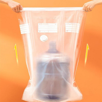 Няма нужда от помпа Вакуумна компресия Чанти Големи пластмасови торби за съхранение за съхранение на дрехи Одеяла Празни торби за чанти Аксесоари за пътуване
