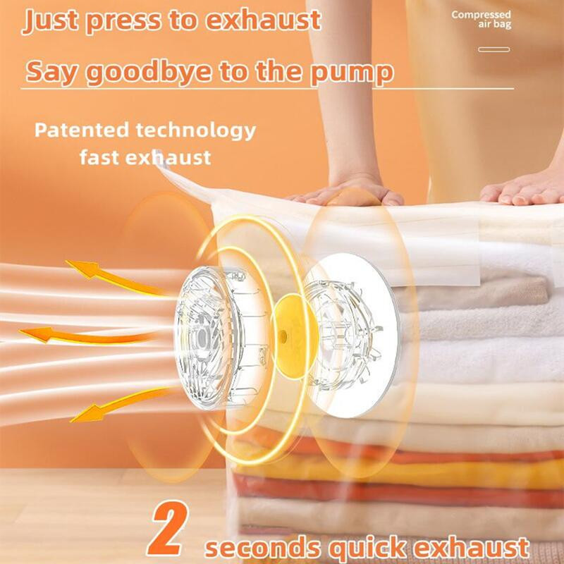 Nereikia siurblių vakuuminių kompresinių maišelių Dideli plastikiniai laikymo maišeliai, skirti drabužių laikymui antklodės Tuščios maišelių dangteliai Kelionių reikmenys