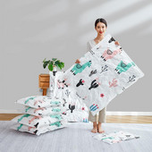 Korduvkasutatav vaakumkott ja pumba kate rõivaste jaoks, kuhu mahub suur plastikust kompressioontühi kott reisitarvikud hoiukonteiner