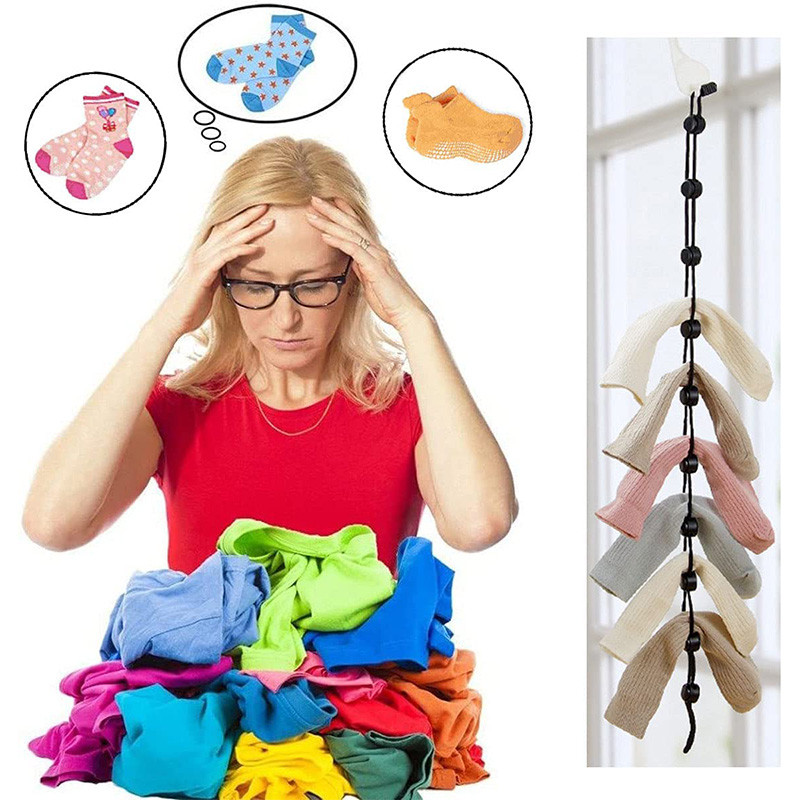 Čarape Konop za sušenje Skladištenje Razdjelnik za rublje Organizator Štednja Sušenje Uže za rublje Uže Perilica rublja Sušenje čarapa Linija Alat za pranje rublja