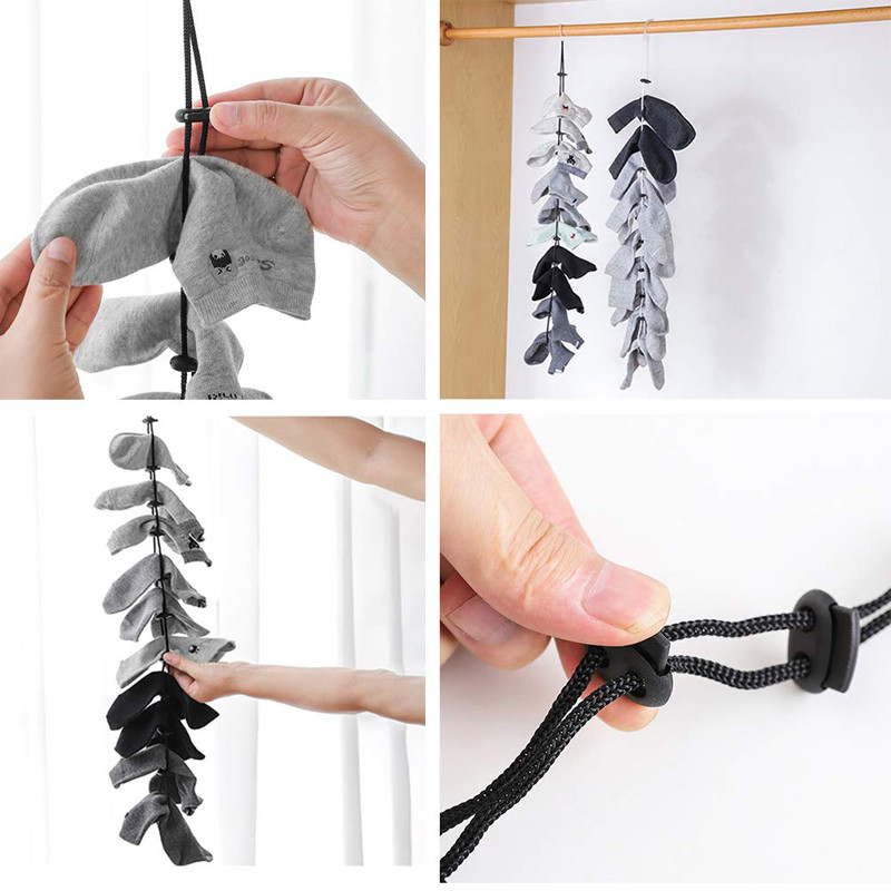 Čarape Konop za sušenje Skladištenje Razdjelnik za rublje Organizator Štednja Sušenje Uže za rublje Uže Perilica rublja Sušenje čarapa Linija Alat za pranje rublja