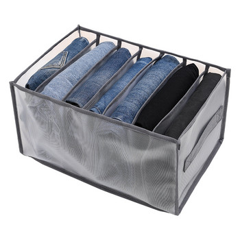 Jeans Organizers Storage Draw Dividers Boxes Πτυσσόμενη ντουλάπα Organizer Ράφι αποθήκευσης για Διαιρέτης ρούχων Παντελόνι Κάλτσες Εσώρουχα
