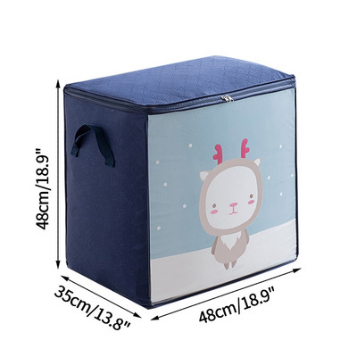 Torba za pohranu odjeće velikog kapaciteta Vodootporni ormarić Ormar Organizator Poplun Jastuk Deka Organizator Prašinootporna posteljina Storage