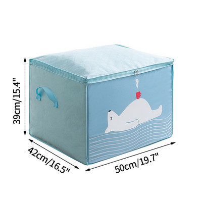 Torba za pohranu odjeće velikog kapaciteta Vodootporni ormarić Ormar Organizator Poplun Jastuk Deka Organizator Prašinootporna posteljina Storage