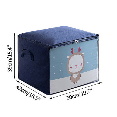 Torba za pohranu odjeće velikog kapaciteta Vodootporni ormarić Ormar Organizator Poplun Jastuk Deka Organizator Prašinootporna posteljina Storage