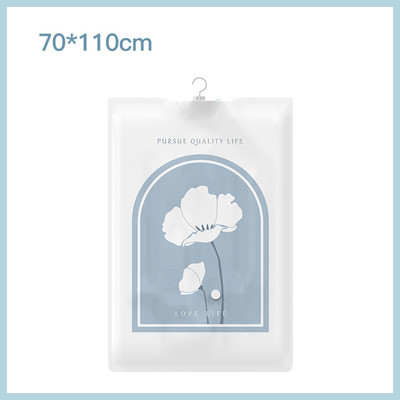 Višekratna viseća vakuumska vrećica za pohranu odjeće i pumpa s vješalicom Ormar Organizator Stalak za odjeću Usisavanje Prazne vrećice