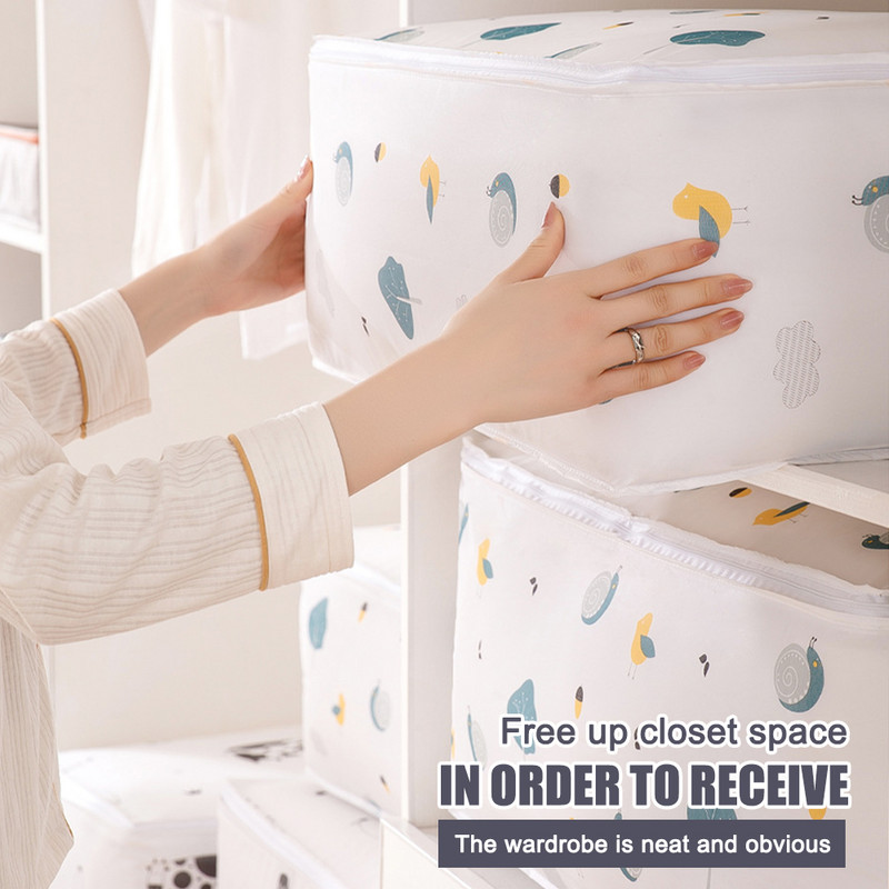 NOVA Sklopiva torba za pohranu Pokrivač za odjeću Poplun Ormar Organizator džempera Kutije Vrećice Modna rasprodaja Organizator za ormarić za odjeću