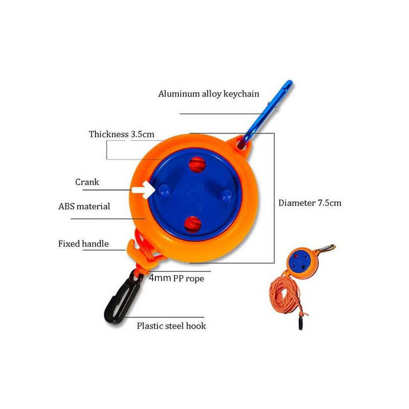 8 metru izvelkama drēbju aukla pārnēsājama kempinga ceļojumu drēbju līnija iekštelpām, āra, elastīga, regulējama drēbju aukla, populāra