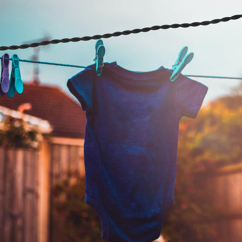 Konop za rublje Užad Odjeća Kampiranje Sušenje rublja Putna Elastična vješalica Prijenosna vješalica Otporna na vjetar Konopci za van na uvlačenje