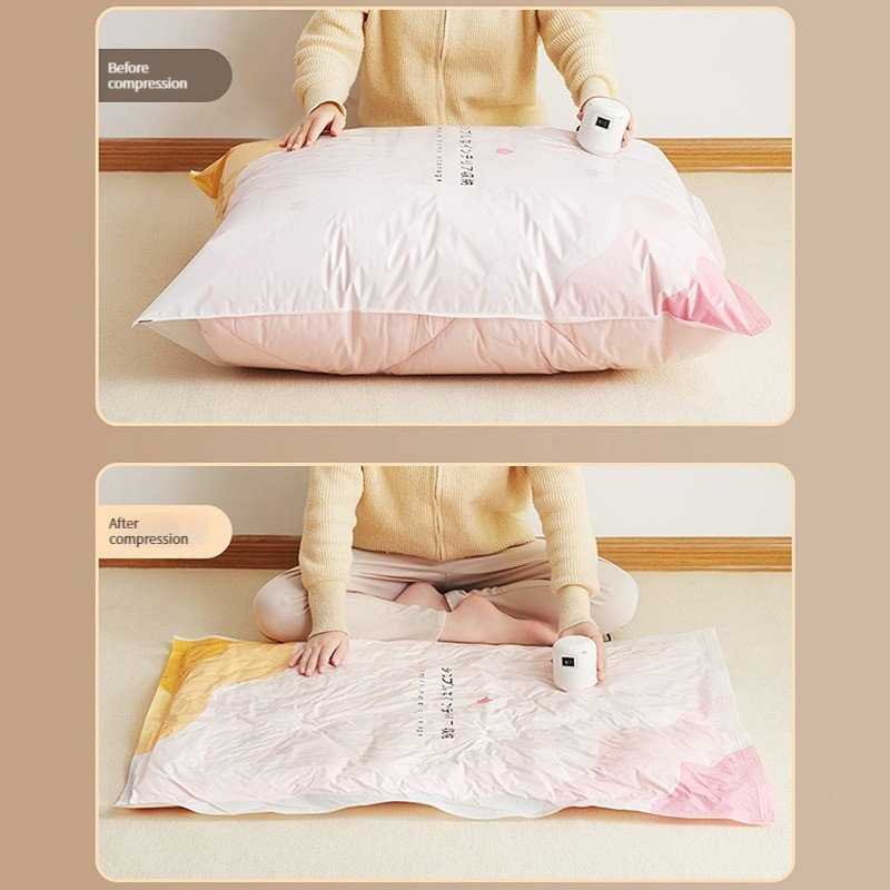 ECHOME Zračne vakuumske vrećice Vrećica za kompresiju Mapa za organiziranje Usisna odjeća za kućanstvo Navlake za poplune Vakuumska vrećica za višestruko skladištenje