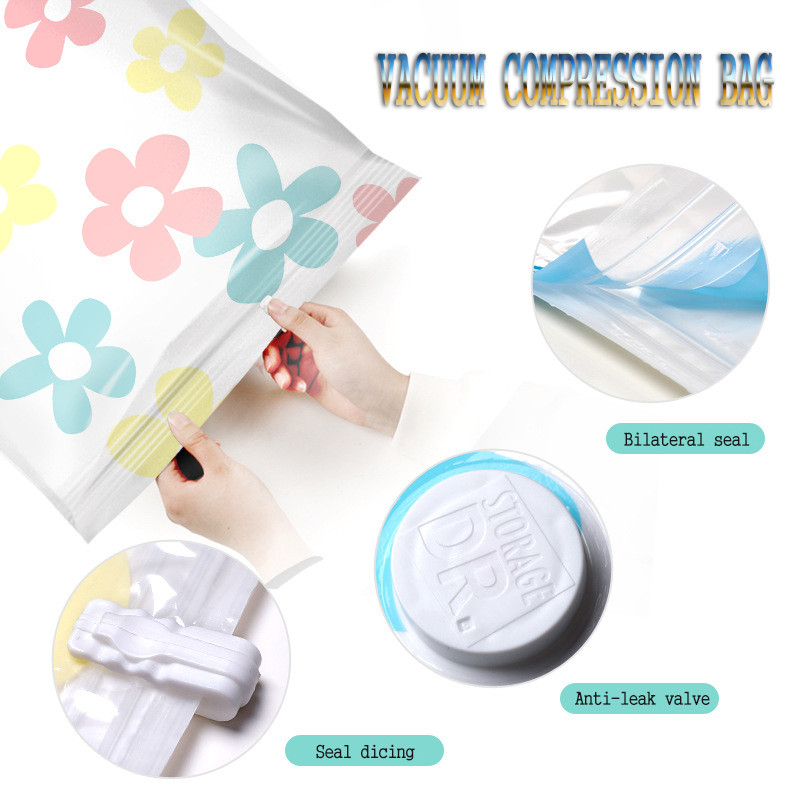 1 kom PA+PE aspiracijska vakumska kompresijska vrećica velikog kapaciteta Odjeća za kućanstvo Poplun Zatvorena vreća za pohranu štedi prostor Rezanje bez kockica