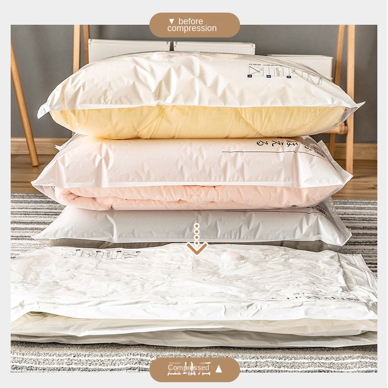 Vakuuma kompresijas maisiņš Buggy Bag Apģērbi Sega, biezināta liela izmēra mājsaimniecības drēbes dūnu jaka Īpašas organizēšanas mapes