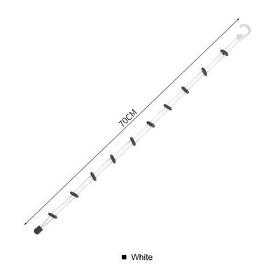 Regulējamas zeķes Drēbju aukla Pārnēsājams Piekarināms Neslīdošs Veļas Glabātava Organizatora Turētājs Žāvēšana Drēbju aukla Virves dalītājs Žāvēšanas rīks
