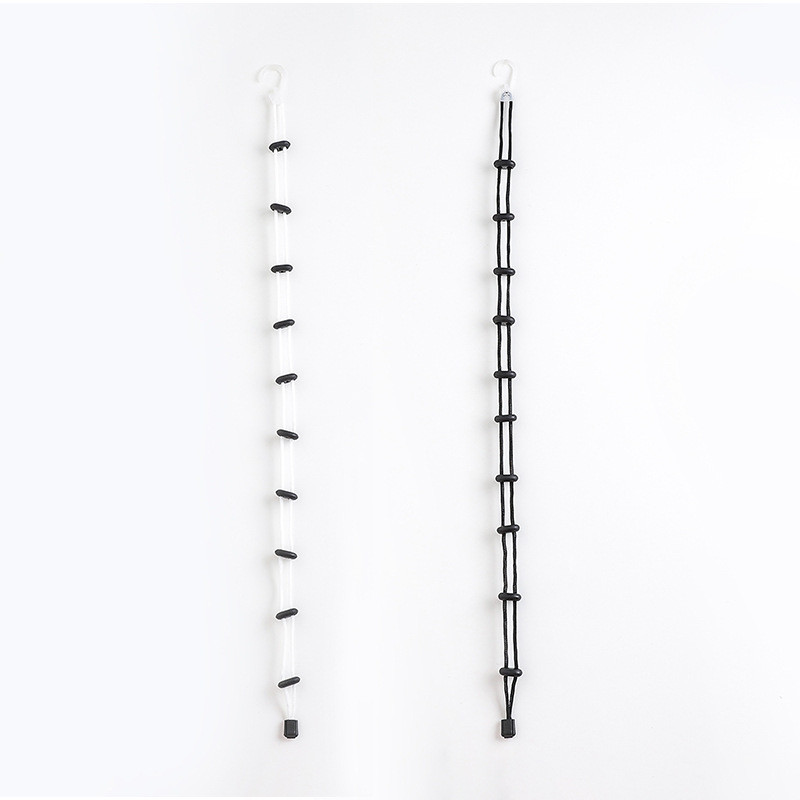 Regulējamas zeķes Drēbju aukla Pārnēsājams Piekarināms Neslīdošs Veļas Glabātava Organizatora Turētājs Žāvēšana Drēbju aukla Virves dalītājs Žāvēšanas rīks