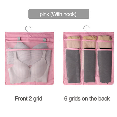 8-36 rešetke Dvostrano donje rublje Grudnjak Organizator za pohranu Torba za vješanje na vratima ormara Odjeća Čarape Kratka kutija za dom