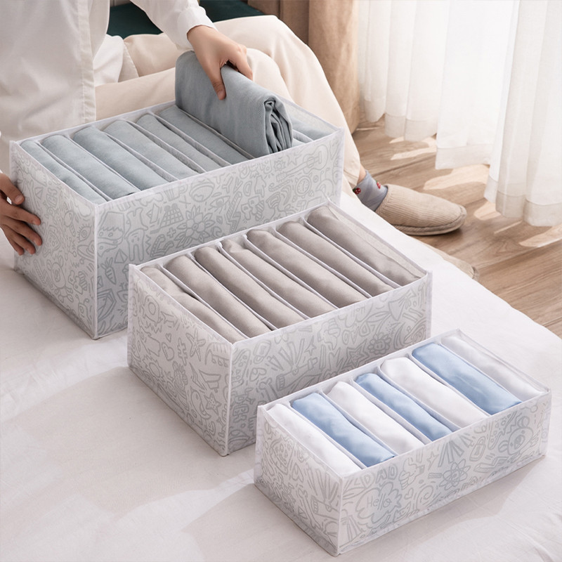 Spēcīgākas drēbju glabāšanas kastes Garderobes organizators drēbēm zeķēm biksēm organizatora kaste ar PP dēļu skapja apģērbu organizētājiem