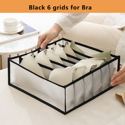 24 rešetke Kutija za pohranu čarapa Ladica Organizator čarapa Ormar Ormar Organizatori za grudnjak Kutija za donje rublje Ormarić Organizator ladica