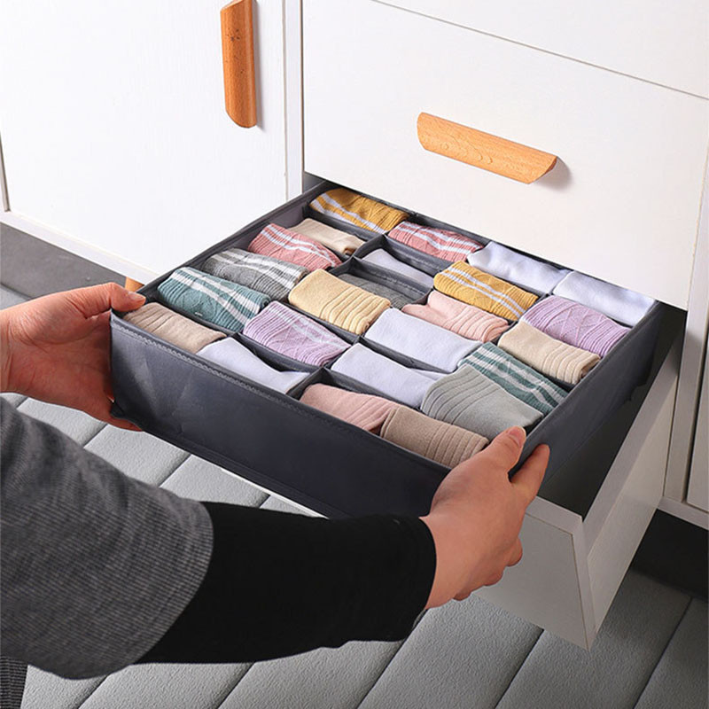 24 rešetke Kutija za pohranu čarapa Ladica Organizator čarapa Ormar Ormar Organizatori za grudnjak Kutija za donje rublje Ormarić Organizator ladica