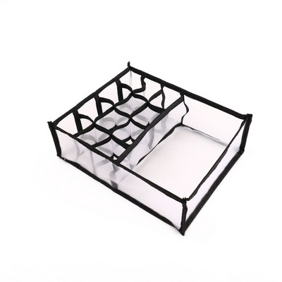 Donje rublje Kutija za pohranu čarapa Vrsta ladice Pregradna rešetka Kutija za sortiranje Sklopiva ladica Organizator za pohranu Artefakt za pohranu u kućanstvu