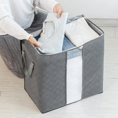 Дропшипинг Сгъваема чанта за домашно съхранение Водоустойчива оксфордска тъкан Спално бельо Възглавници Чанта за съхранение на юргани Чанта за съхранение на дрехи Органайзер