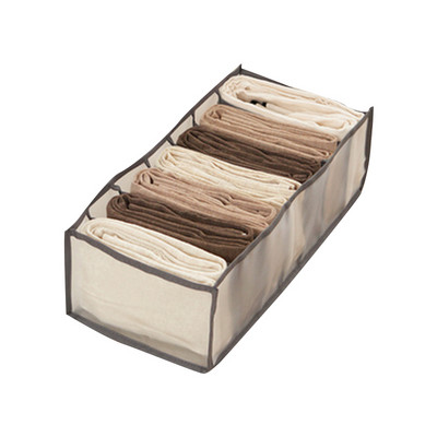 7 Režģi Džinsi Glabāšanas Kaste Skapis Drēbju skapis Drēbes Nodalījums Kastes Atvilktne Džinsi Zeķes Atdalīšana Organizators Bikses Glabāšana