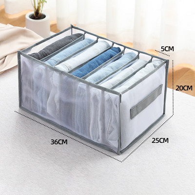 Pretinac za traperice Kutija za odlaganje Ormar Organizator Kutija za odvajanje odjeće Ladica Pregrada Odlaganje donjeg rublja Organizator grudnjaka 2