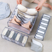 Donje rublje Jean Kutija za pohranu Kućanska sklopiva mrežasta torba za pohranu Kutija za pohranu s pregradama Kutija za pohranu periva tkanina