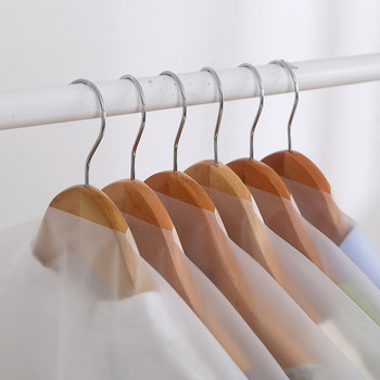 Διαφανές κάλυμμα ρούχων για σκόνη Κάλυμμα ντουλάπας παλτό ρούχο μακρύ φόρεμα Μπουφάν παλτό κάλυμμα σκόνης για το σπίτι Οργανωτής αποθήκευσης ρούχων για το σπίτι
