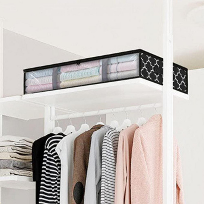 Чанта за съхранение на юргани от нетъкан текстил Лека, здрава, носеща полезна кошче за съхранение на дрехи под леглото