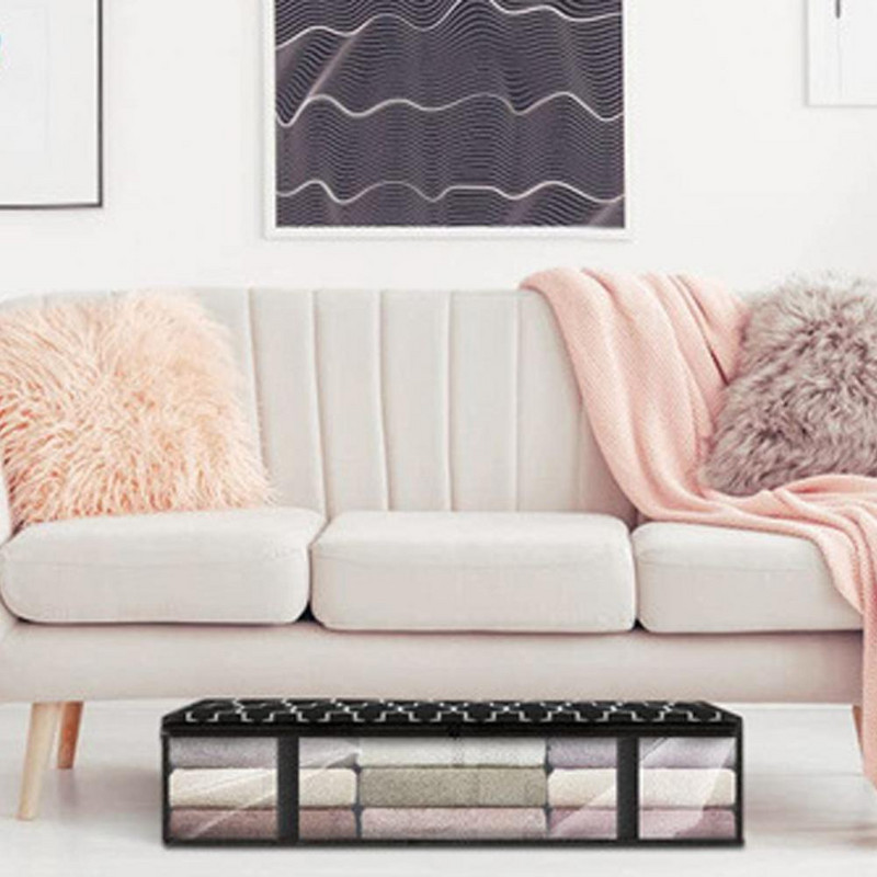 Чанта за съхранение на юргани от нетъкан текстил Лека, здрава, носеща полезна кошче за съхранение на дрехи под леглото