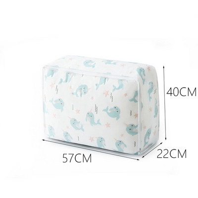 Lielas ietilpības salokāmi segas apģērbi skapis uzglabāšanas soma drēbju skapja organizators putekļu necaurlaidīgs smagie apģērbi bagāžas uzglabāšanas soma