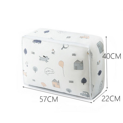 Lielas ietilpības salokāmi segas apģērbi skapis uzglabāšanas soma drēbju skapja organizators putekļu necaurlaidīgs smagie apģērbi bagāžas uzglabāšanas soma