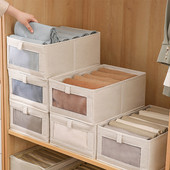 Nähtavad garderoobi hoiuruumid riiete T-särkide hoidmiseks Artefaktid Teksad Aluspesu Püksid Korralduskarp kapisahtli jaoks