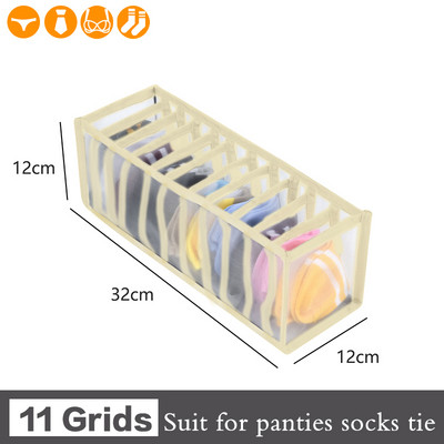 Nähtavad garderoobi hoiuruumid riiete T-särkide hoidmiseks Artefaktid Teksad Aluspesu Püksid Korralduskarp kapisahtli jaoks