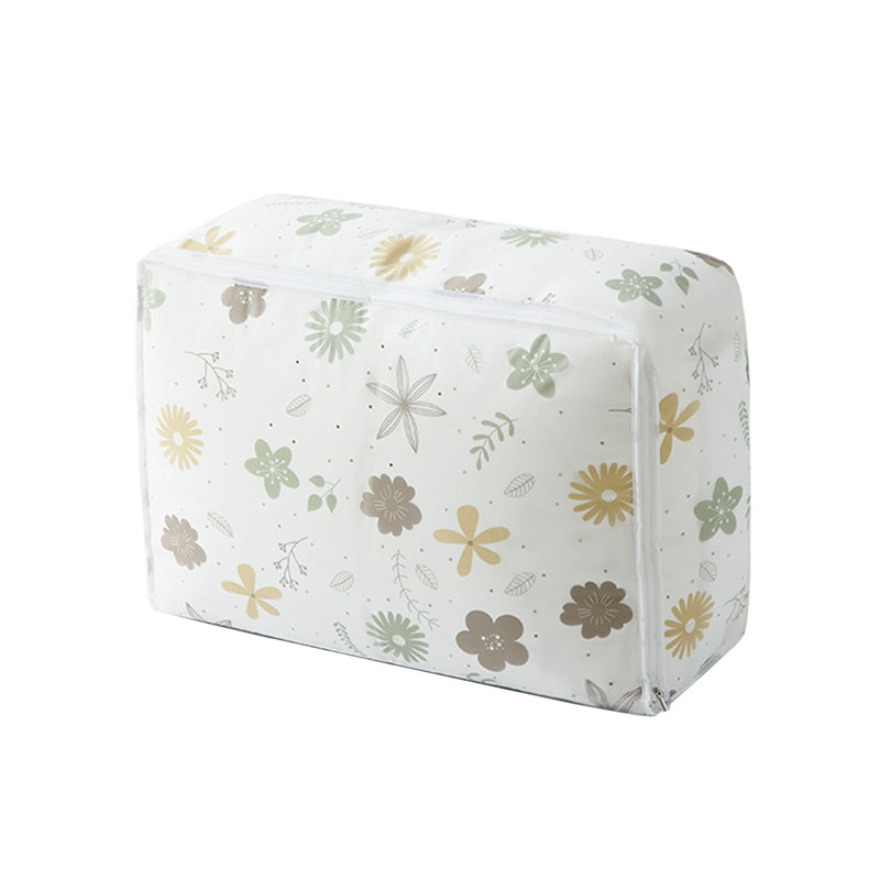 Neaustas salokāmas segas glabāšanas soma Drukāt Mājas Apģērbs Sega Spilvens Sega Glabāšanas soma Ceļojumu bagāžas organizatora soma 1gab